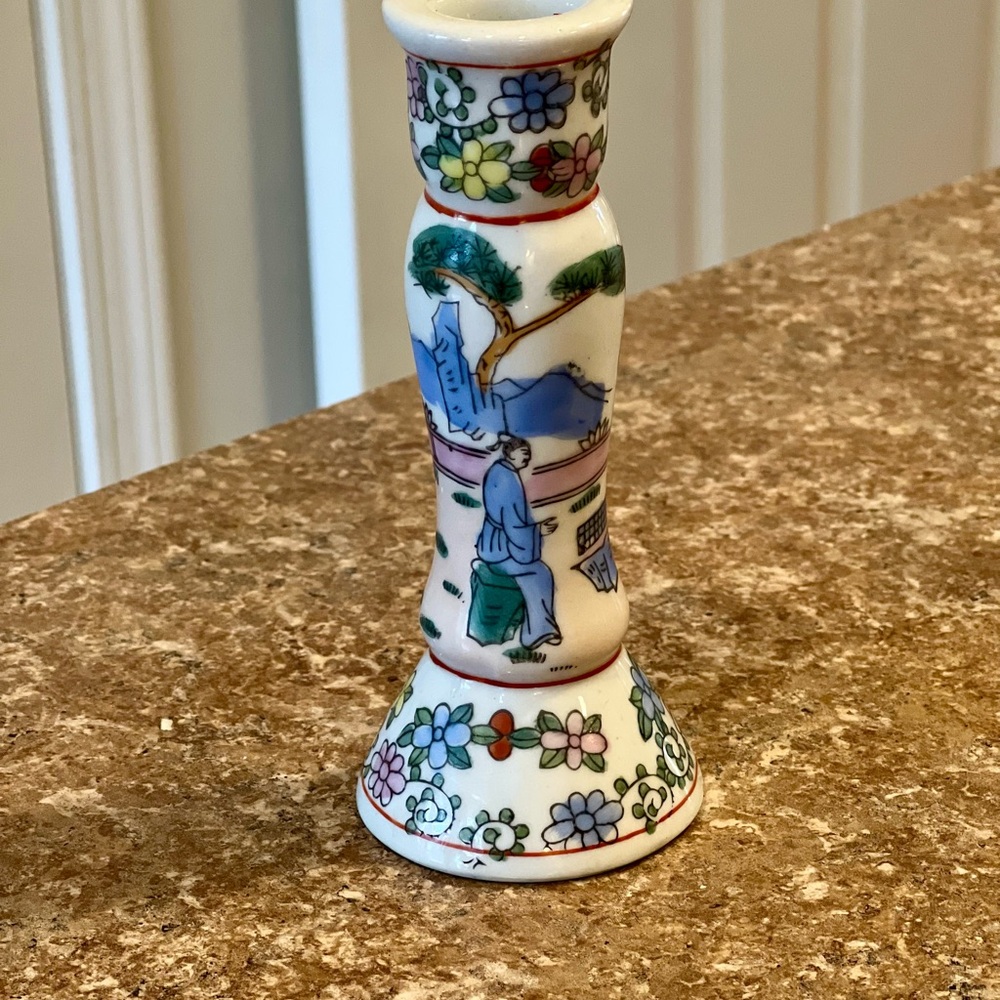Vintage Asian Candle Holder